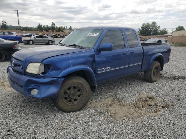 5TBBT48196S474192 - 2006 TOYOTA TUNDRA ACCESS CAB LIMITED BLUE photo 1