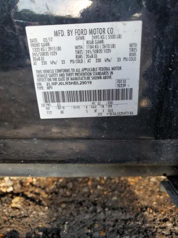 2LMPJ6LR5HBL29019 - 2017 LINCOLN MKX RESERVE أسود صورة 13