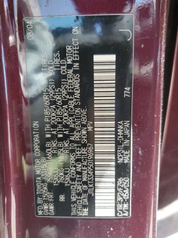 JTLKT334950196967 - 2005 TOYOTA SCION XB PURPLE photo 12