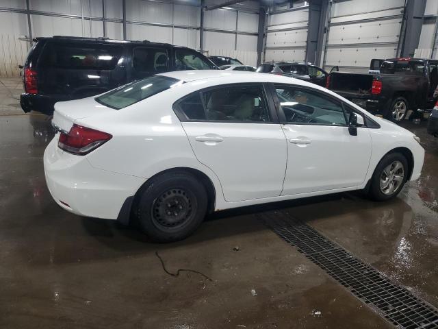 19XFB2F50DE045407 - 2013 HONDA CIVIC LX Blanco foto 3