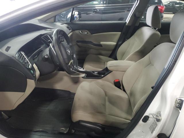 19XFB2F50DE045407 - 2013 HONDA CIVIC LX Blanco foto 7
