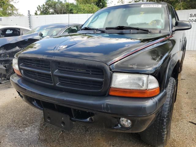 1B7GG2ANX1S103500 - 2001 DODGE DAKOTA QUAD BLACK photo 5