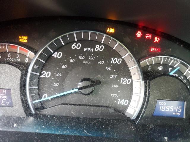 4T1BF1FKXCU013465 - 2012 TOYOTA CAMRY BASE GRAY photo 9