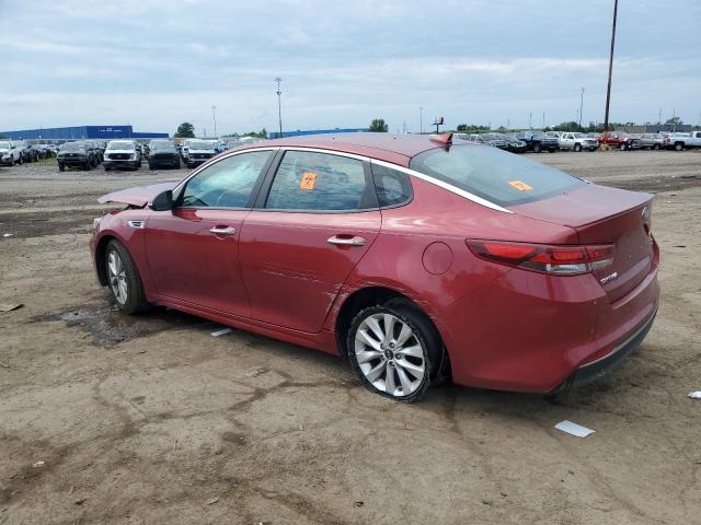 5XXGT4L31JG206947 - 2018 KIA OPTIMA LX Czerwony zdjęcie 2