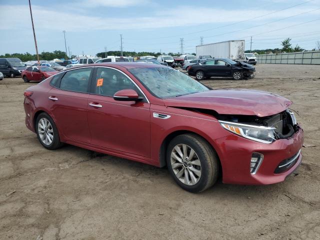 5XXGT4L31JG206947 - 2018 KIA OPTIMA LX Czerwony zdjęcie 4
