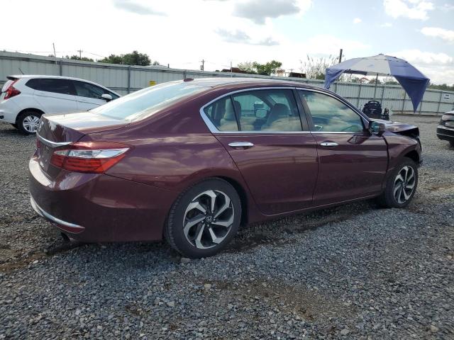 1HGCR2F84GA169472 - 2016 HONDA ACCORD EXL MAROON photo 3