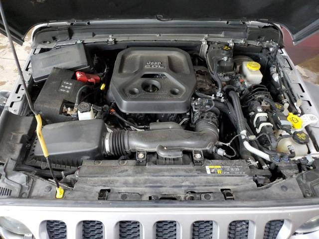 1C4HJXDNXKW623477 - 2019 JEEP WRANGLER U SPORT 银色 照片 11