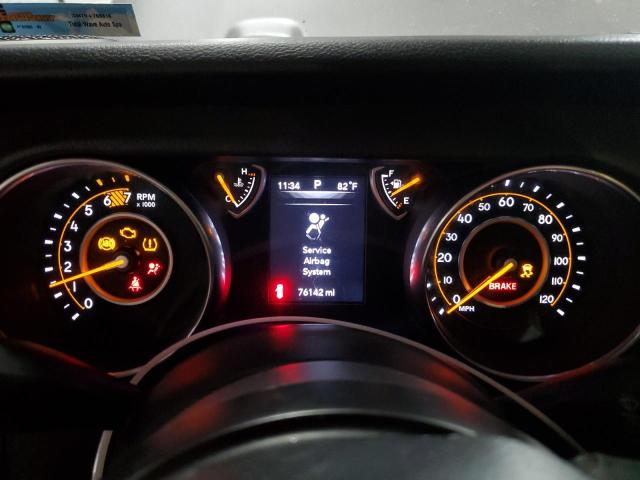 1C4HJXDNXKW623477 - 2019 JEEP WRANGLER U SPORT 银色 照片 9