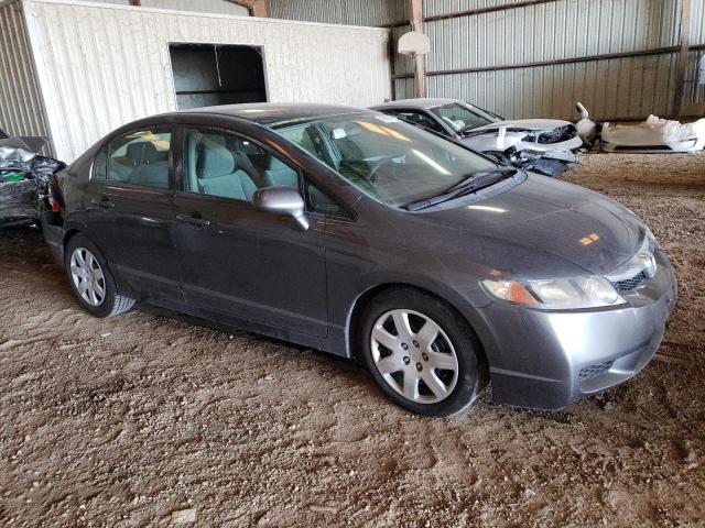 2HGFA1F52AH586537 - 2010 HONDA CIVIC LX GRAY photo 4