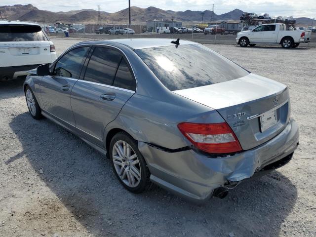 WDDGF54X39R056868 - 2009 MERCEDES-BENZ C300 300 GRAY photo 2