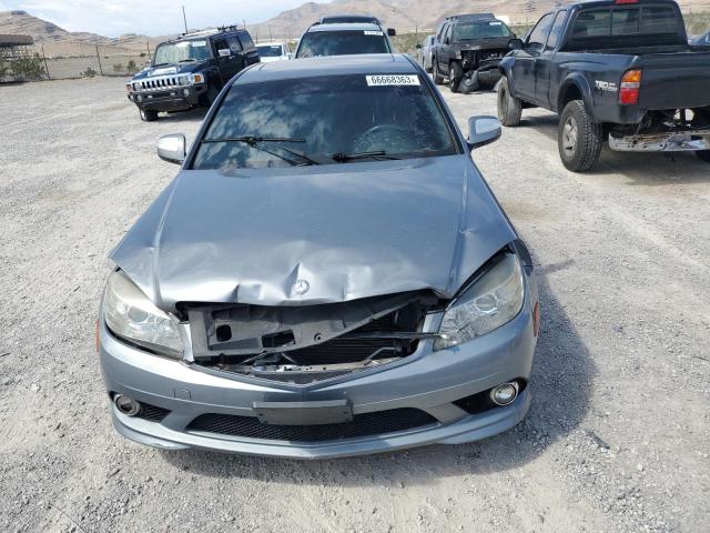 WDDGF54X39R056868 - 2009 MERCEDES-BENZ C300 300 GRAY photo 5