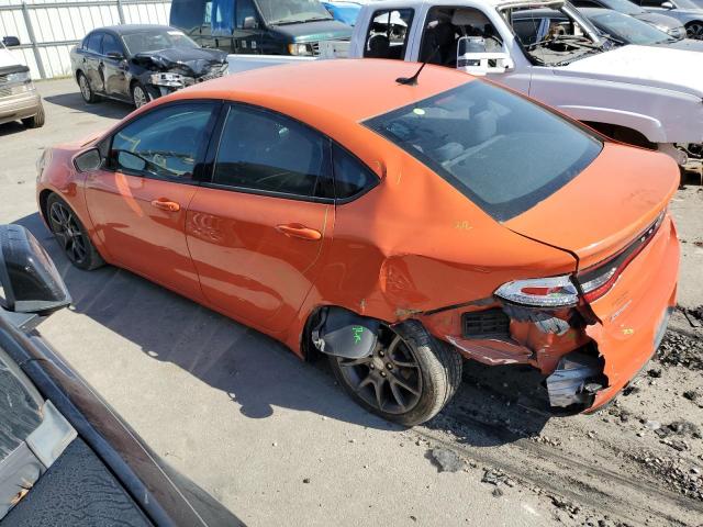 1C3CDFBB5FD402878 - 2015 DODGE DART SXT ORANGE photo 2