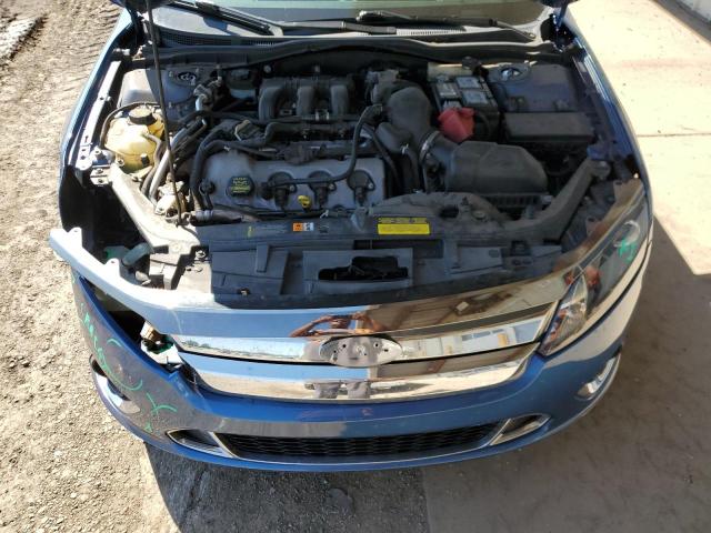 3FAHP0KC8AR279565 - 2010 FORD FUSION SPORT BLUE photo 11