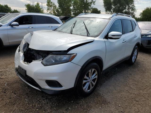 KNMAT2MT8GP599758 - 2016 NISSAN ROGUE S WHITE photo 1