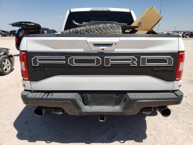 1FTFW1RG4KFC95957 - 2019 FORD F150 RAPTOR WHITE photo 6