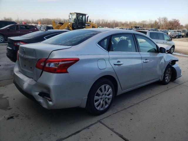 3N1AB7AP9GY318463 - 2016 NISSAN SENTRA S SILVER photo 3