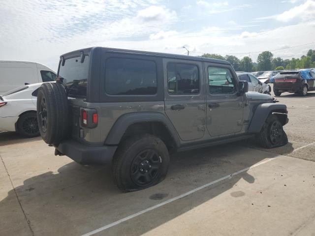 1C4HJXDN6PW678046 - 2023 JEEP WRANGLER SPORT 灰色 照片 3
