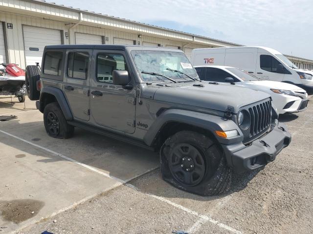 1C4HJXDN6PW678046 - 2023 JEEP WRANGLER SPORT 灰色 照片 4