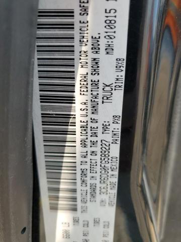 3C6JR6DG0FG589227 - 2015 RAM 1500 ST BLACK photo 12