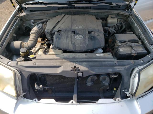 JTEBU14R878099587 - 2007 TOYOTA 4RUNNER SR5 SILVER photo 12