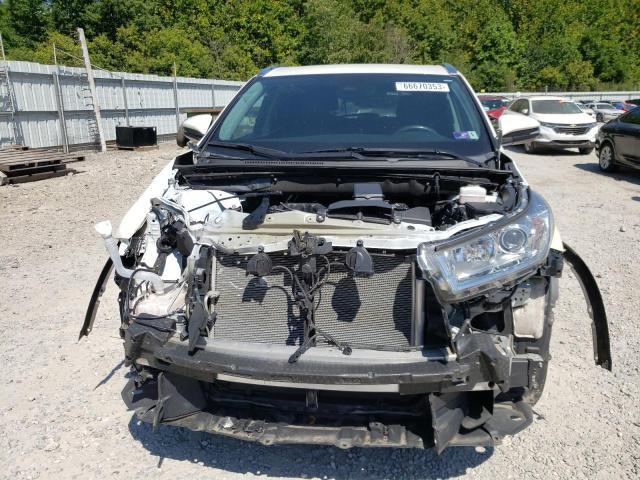 5TDJZRFH0KS626501 - 2019 TOYOTA HIGHLANDER SE WHITE photo 5