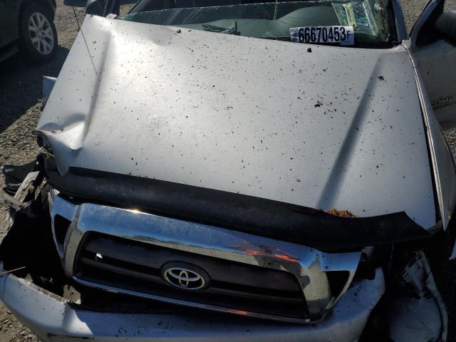 5TEUX4EN7AZ745774 - 2010 TOYOTA TACOMA ACCESS CAB ვერცხლისფერი ფოტო 11