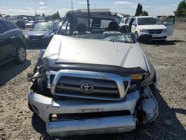 5TEUX4EN7AZ745774 - 2010 TOYOTA TACOMA ACCESS CAB ვერცხლისფერი ფოტო 5