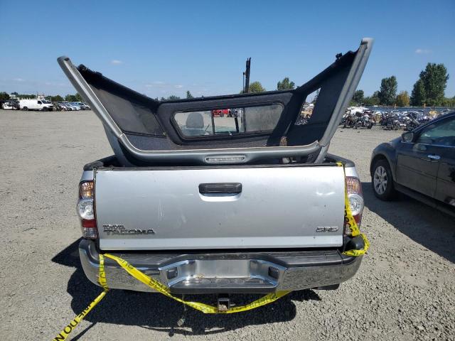 5TEUX4EN7AZ745774 - 2010 TOYOTA TACOMA ACCESS CAB ვერცხლისფერი ფოტო 6