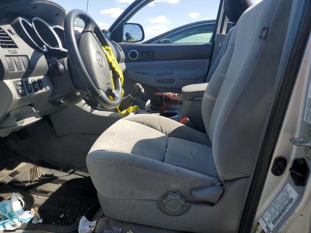 5TEUX4EN7AZ745774 - 2010 TOYOTA TACOMA ACCESS CAB ვერცხლისფერი ფოტო 7