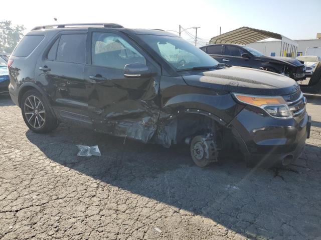 1FM5K7D89FGA03516 - 2015 FORD EXPLORER XLT შავი ფოტო 4
