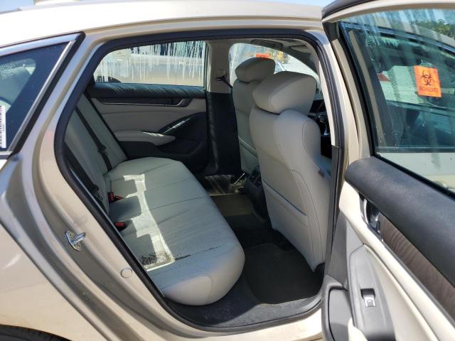 1HGCV1F50JA262847 - 2018 HONDA ACCORD EXL ოქროსფერი ფოტო 10