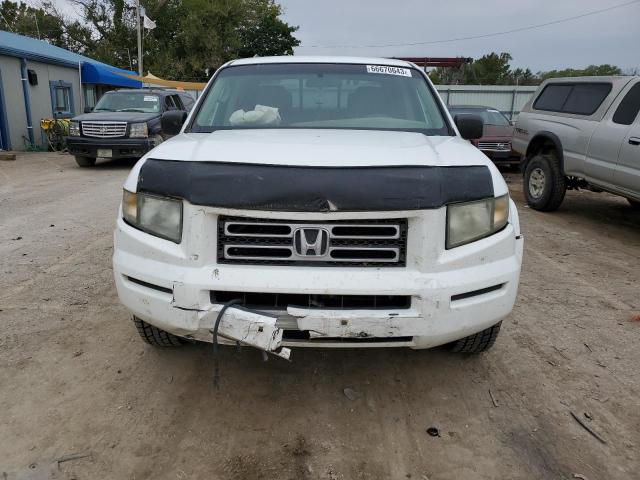 2HJYK16226H533026 - 2006 HONDA RIDGELINE RT WHITE photo 5