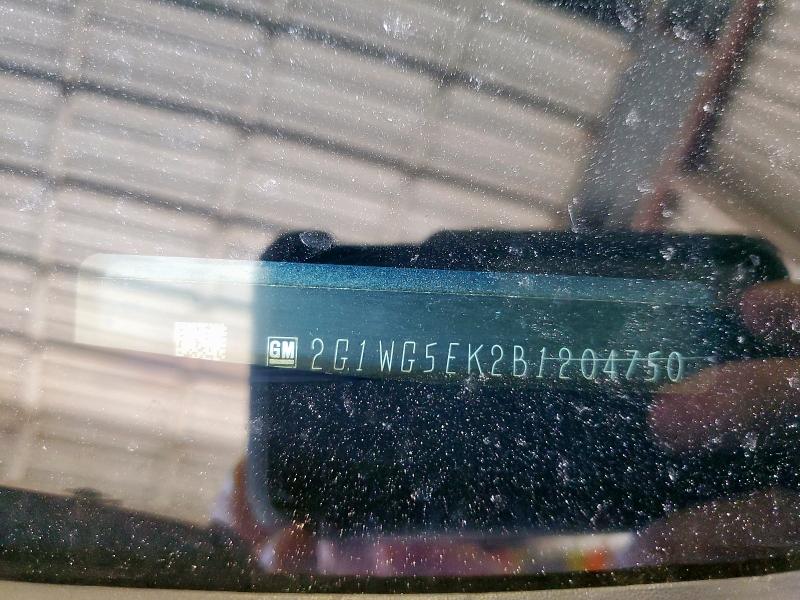 2G1WG5EK2B1204750 - 2011 CHEVROLET IMPALA LT Gris photo 12