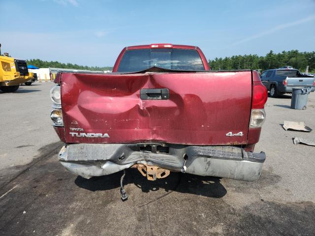 5TBBT54177S455749 - 2007 TOYOTA TUNDRA DOUBLE CAB SR5 MAROON photo 6