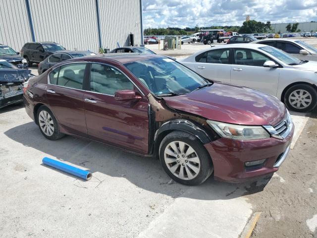 1HGCR2F80EA157445 - 2014 HONDA ACCORD EXL BURGUNDY photo 4