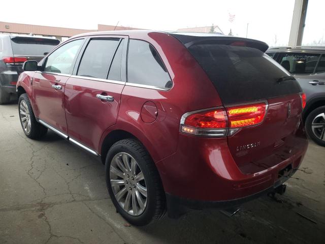 2LMDJ8JK6FBL27653 - 2015 LINCOLN MKX MAROON photo 3