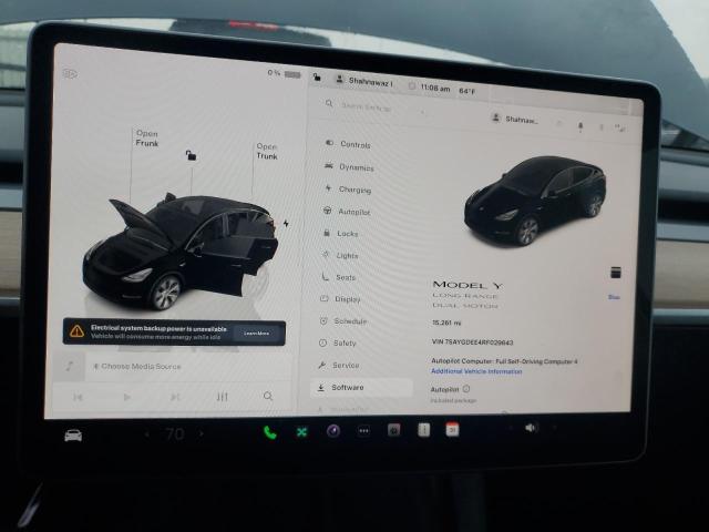 7SAYGDEE4RF029643 - 2024 TESLA MODEL Y 灰色 照片 9