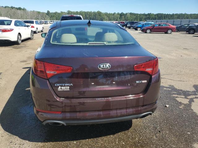 5XXGN4A74DG252163 - 2013 KIA OPTIMA EX BURGUNDY photo 6