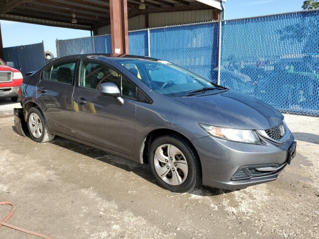 19XFB2F54DE251586 - 2013 HONDA CIVIC LX GRAY photo 4