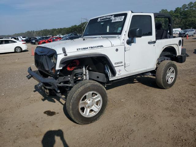 1C4AJWAGXHL660086 - 2017 JEEP WRANGLER SPORT WHITE photo 1