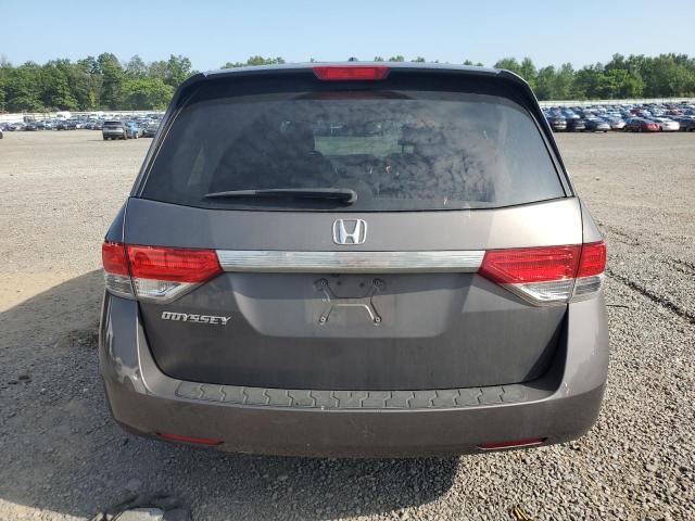 5FNRL5H62FB128724 - 2015 HONDA ODYSSEY EXL GRAY photo 6