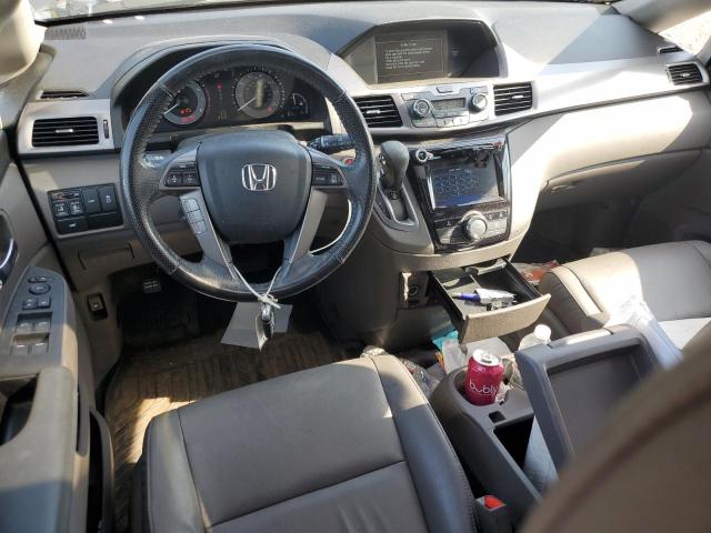 5FNRL5H62FB128724 - 2015 HONDA ODYSSEY EXL GRAY photo 8