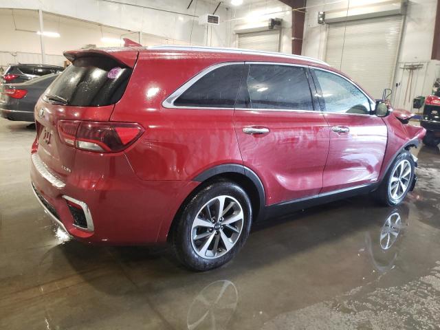 5XYPHDA57KG537258 - 2019 KIA SORENTO EX MAROON photo 3