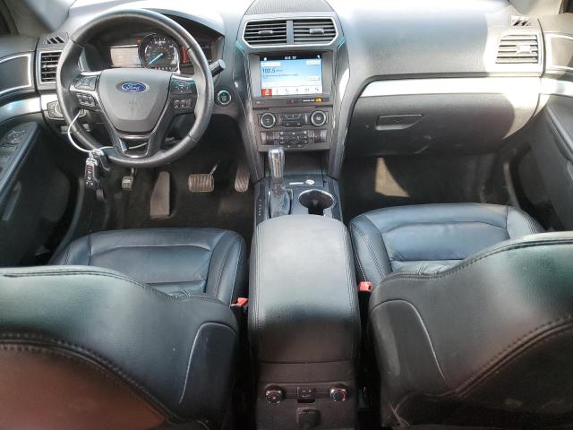 1FM5K7D89HGB21844 - 2017 FORD EXPLORER XLT BLACK photo 8