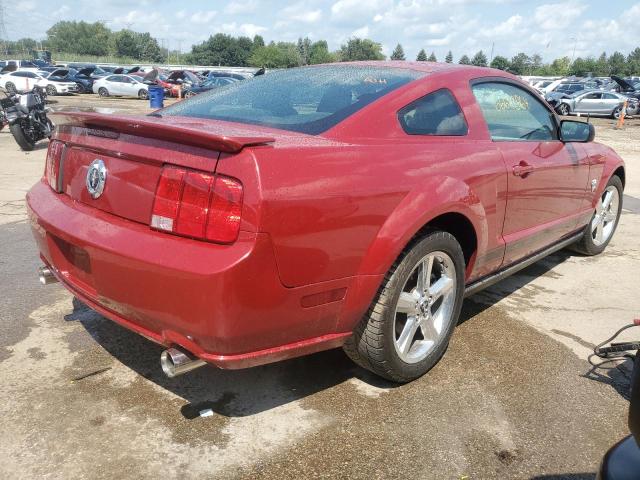 1ZVHT80N395125821 - 2009 FORD MUSTANG RED photo 3