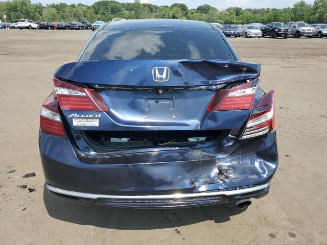 1HGCR2F31GA050380 - 2016 HONDA ACCORD LX BLUE photo 6