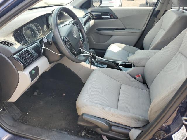 1HGCR2F31GA050380 - 2016 HONDA ACCORD LX BLUE photo 7