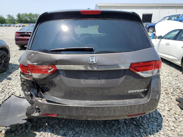 5FNRL5H64FB013770 - 2015 HONDA ODYSSEY EXL GRAY photo 6