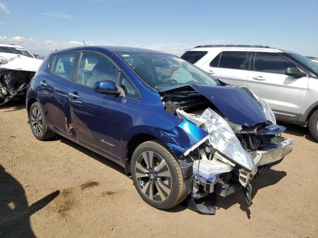 1N4BZ0CP2HC306236 - 2017 NISSAN LEAF S BLUE photo 4