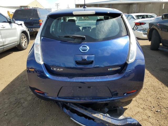 1N4BZ0CP2HC306236 - 2017 NISSAN LEAF S BLUE photo 6